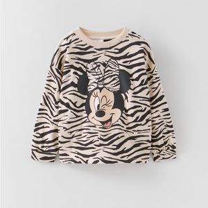 Zara Girls Minnie Mouse Disney T-Shirt - Size 13-14 - NWT
